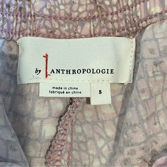 By Anthropologie Pink Lyocell Python Joggers Lounge Pants Soft Size Small S - Picture 5 of 9